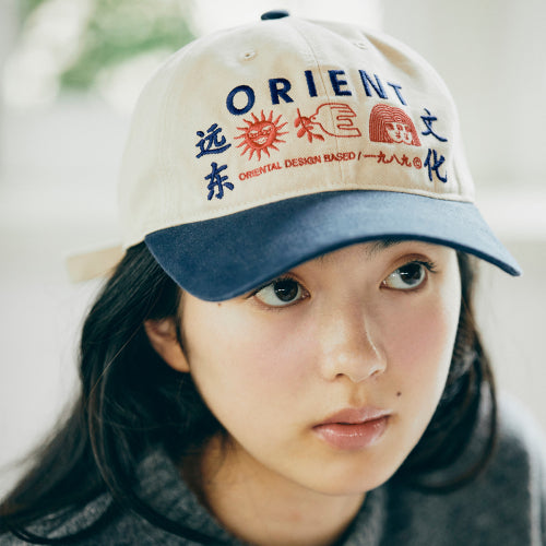 Orient Cap (Beige/Navy)