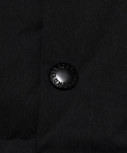 Utility Pocket Padded Vest Black