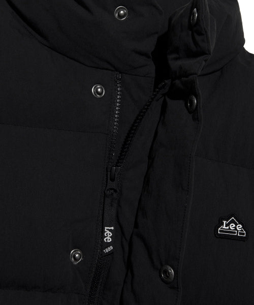 Utility Pocket Padded Vest Black