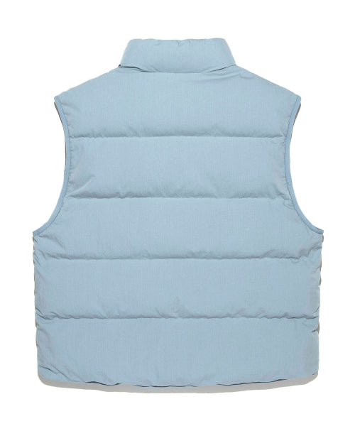 Utility Pocket Padded Vest Light Blue