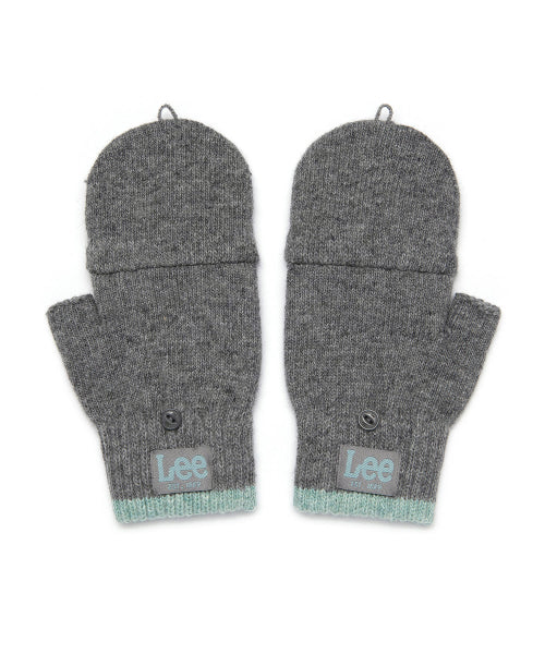 Fingerless Knitwear Son Moa Gloves Gray