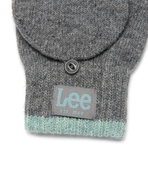 Fingerless Knitwear Son Moa Gloves Gray