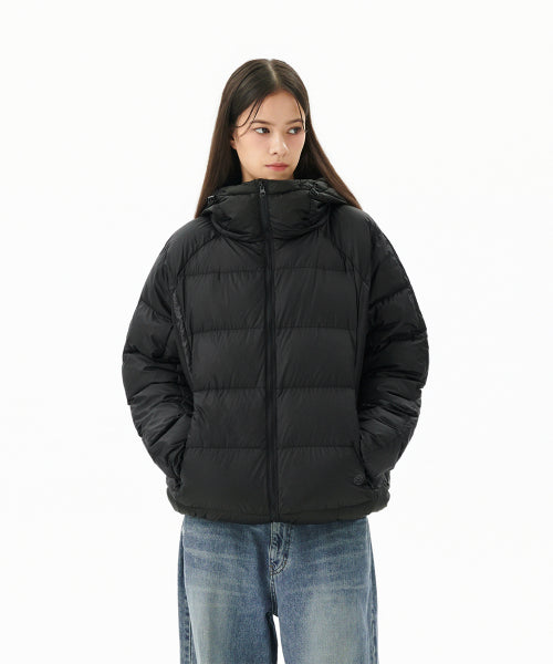 PANELED DOWN PUFFER BLACK(MG2FWMB901A)