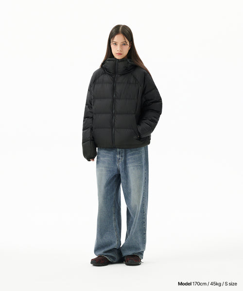 PANELED DOWN PUFFER BLACK(MG2FWMB901A)
