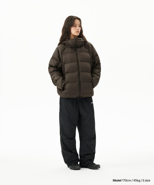 PANELED DOWN PUFFER BROWN(MG2FWMB901A)