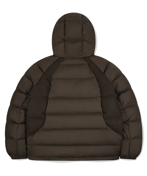 PANELED DOWN PUFFER BROWN(MG2FWMB901A)
