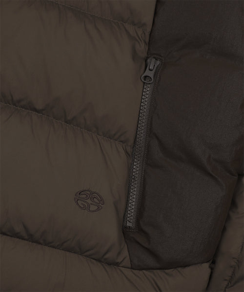 PANELED DOWN PUFFER BROWN(MG2FWMB901A)