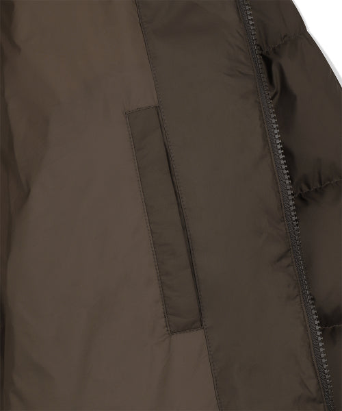 PANELED DOWN PUFFER BROWN(MG2FWMB901A)