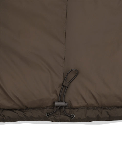 PANELED DOWN PUFFER BROWN(MG2FWMB901A)