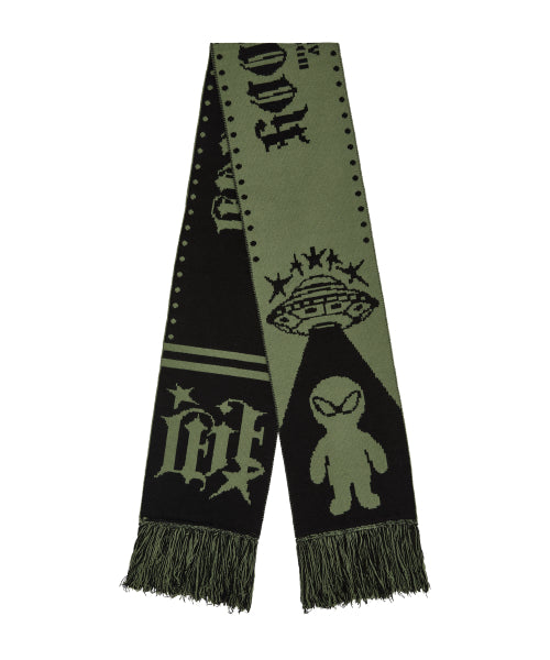 Reversible Alien Knit Muffler MINT