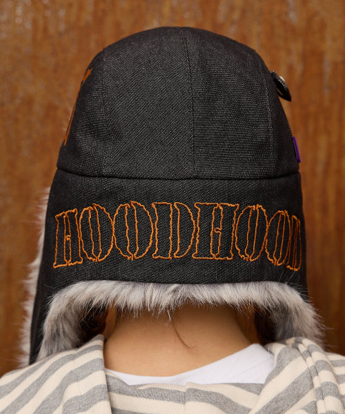 HD Fur Trooper Hat DENIM BLACK