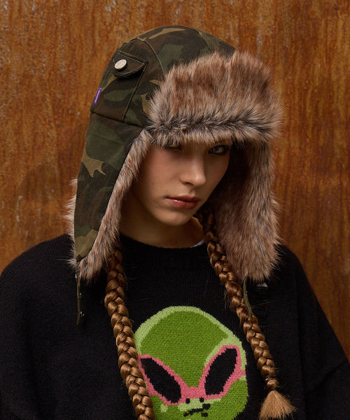 HD Fur Trooper Hat CAMO