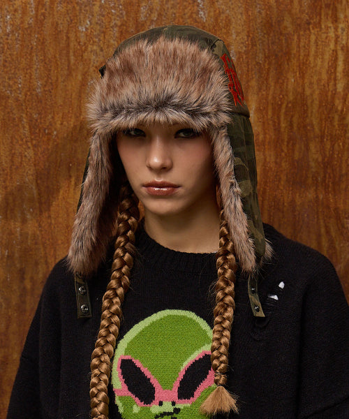 HD Fur Trooper Hat CAMO