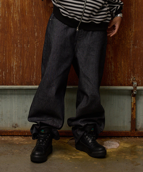 HD Multi Logo Denim Pants INDIGO BLUE