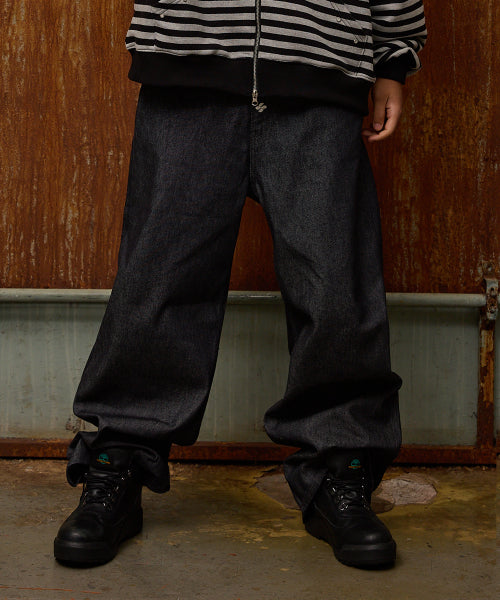 HD Multi Logo Denim Pants INDIGO BLUE