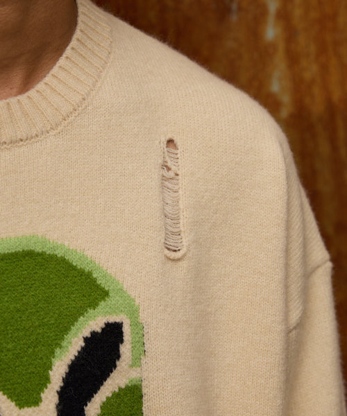 Alien Damage Knit IVORY