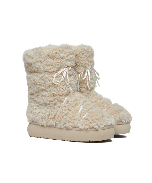 CURLY FUR BOOTS MIDDLE - 5 colors