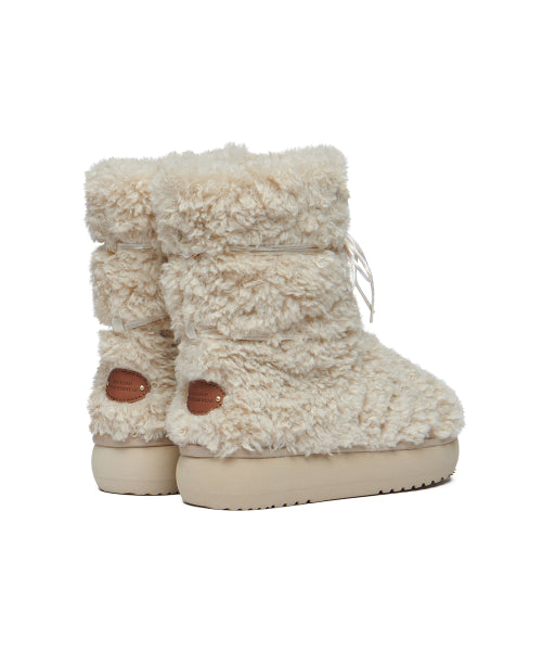 CURLY FUR BOOTS MIDDLE - 5 colors