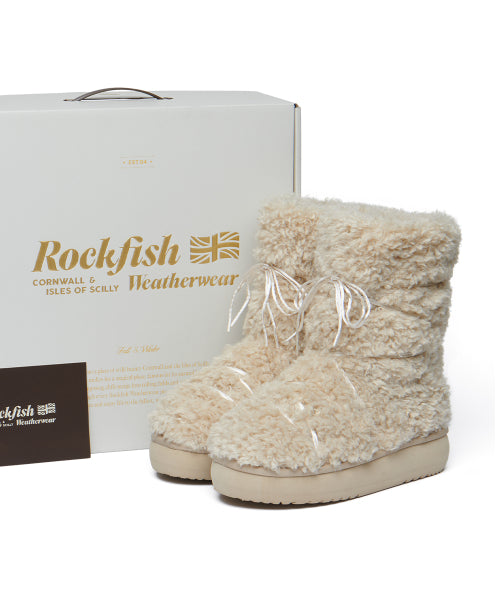 CURLY FUR BOOTS MIDDLE - 5 colors