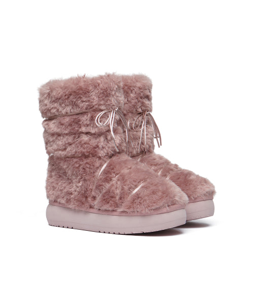 CURLY FUR BOOTS MIDDLE - 5 colors