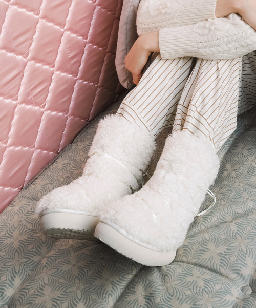 CURLY FUR BOOTS MIDDLE - 5 colors