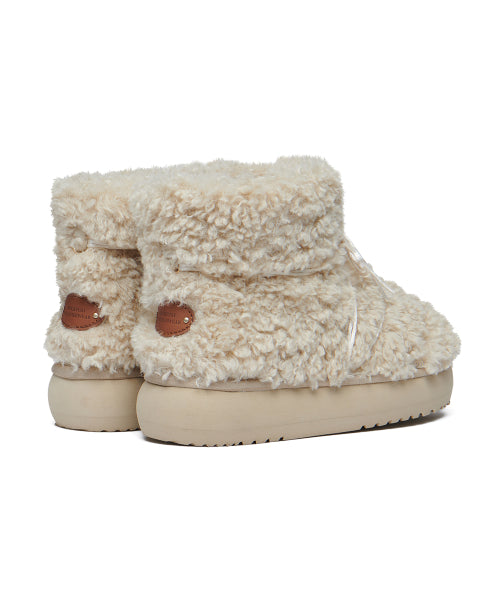 CURLY FUR BOOTS SHORT - 5 colors