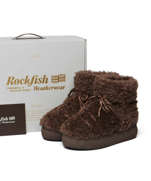 CURLY FUR BOOTS SHORT - 5 colors