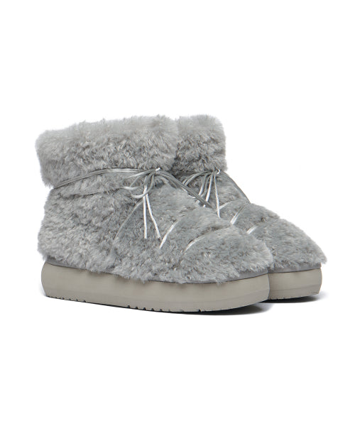 CURLY FUR BOOTS SHORT - 5 colors
