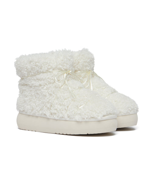 CURLY FUR BOOTS SHORT - 5 colors