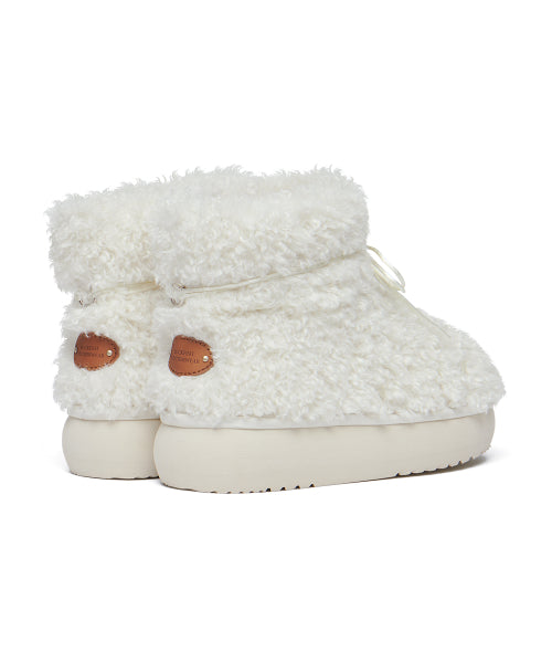 CURLY FUR BOOTS SHORT - 5 colors