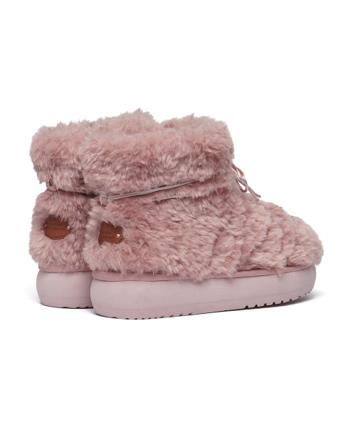 CURLY FUR BOOTS SHORT - 5 colors