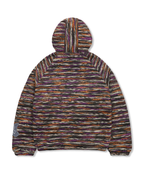 WXJ030 Italy Padded Hooded Zip-Up (PURPLE)