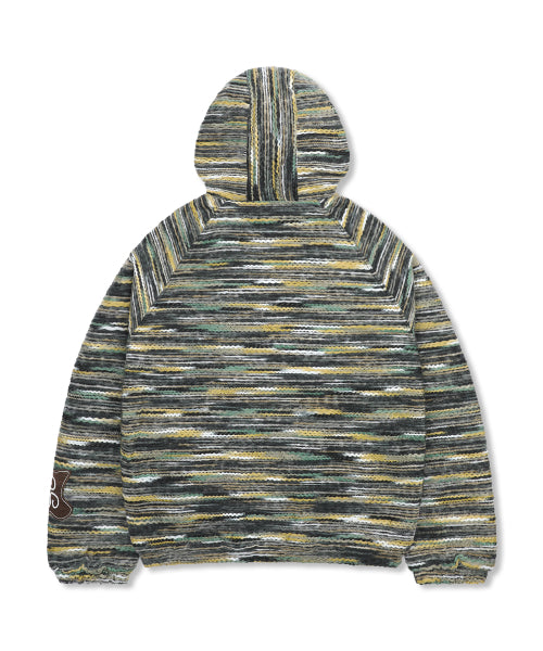 WXJ030 Italy Padded Hooded Zip-Up (KHAKI)