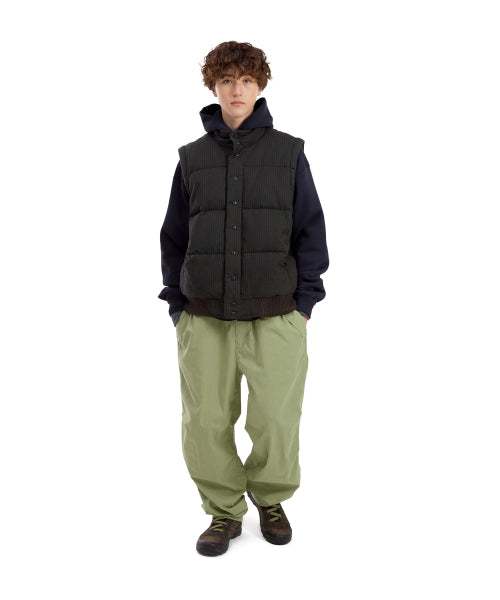 Flannel 2Way Down Jacket Yellow