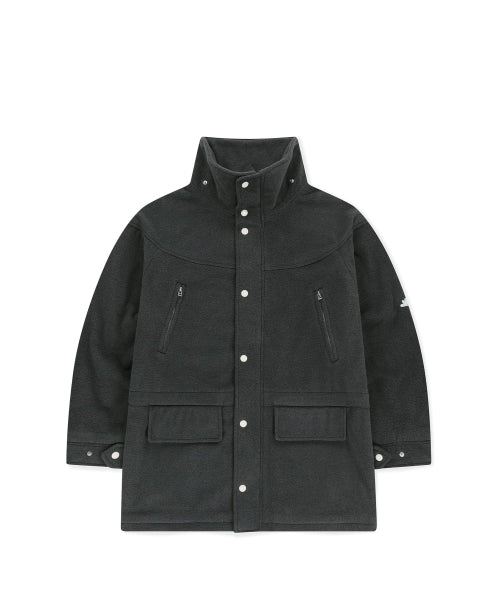 Fleece Field Jacket Heather Charcoal