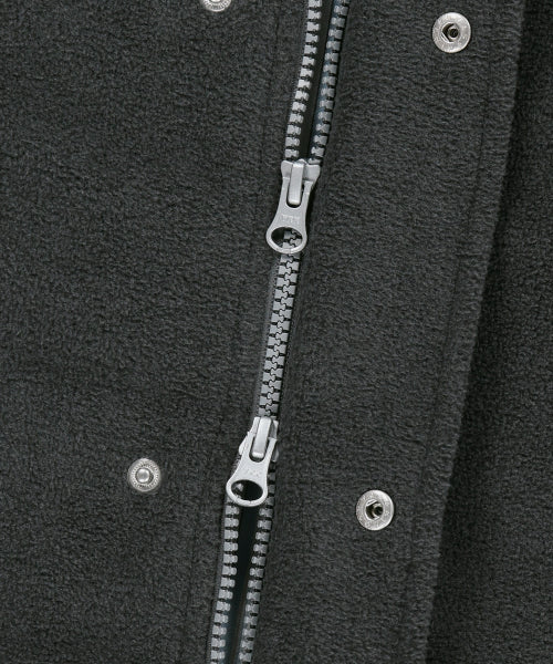 Fleece Field Jacket Heather Charcoal