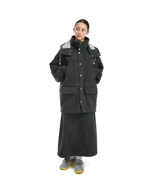 Fleece Field Jacket Heather Charcoal