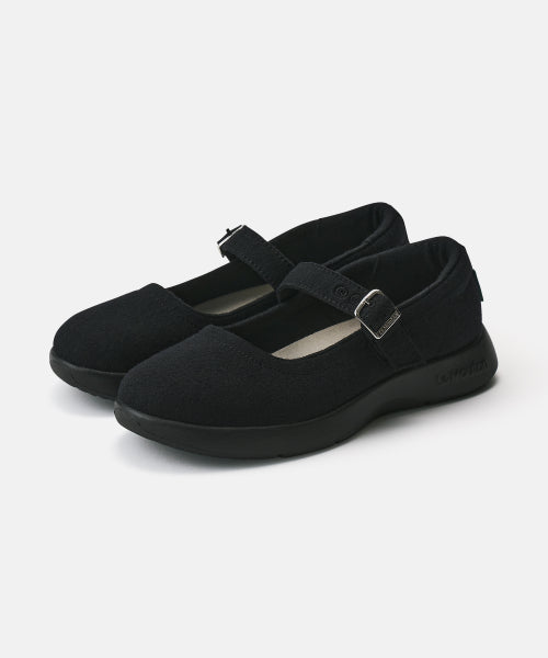 Let's go easy-to-wear Meri-Jane sneakers black (black outsole)