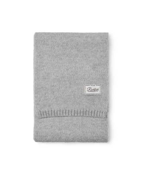 FLUFFY GLOVES & SCARF SET - MELANGE GREY