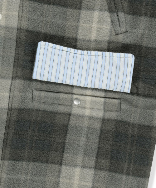 Fleece Field Jacket Grey