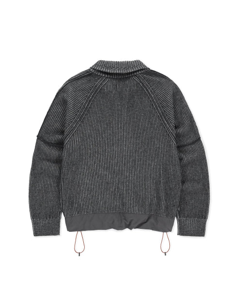 Hover Knit Polo Charcoal