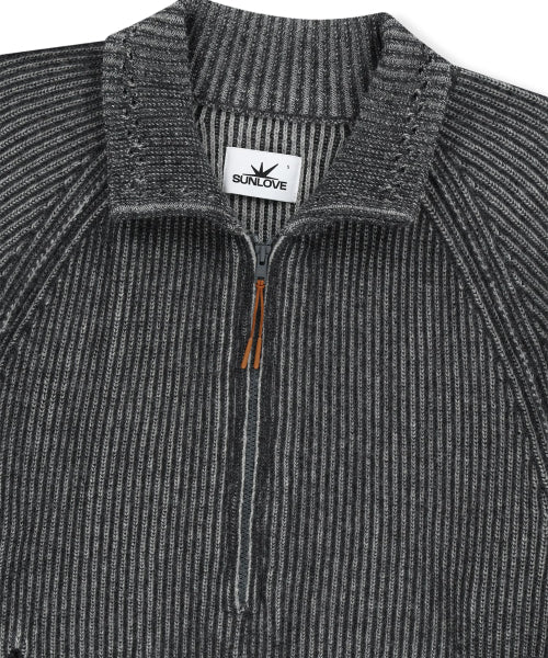 Hover Knit Polo Charcoal