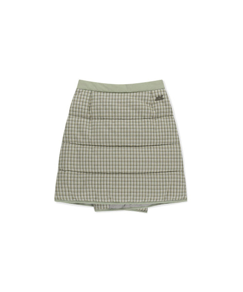 Flannel Insulated Lap Skirt Mint