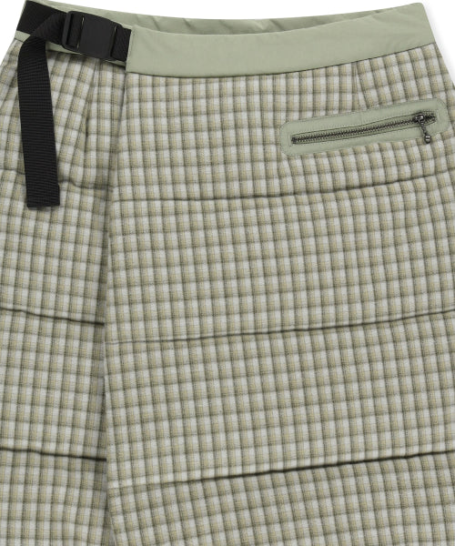 Flannel Insulated Lap Skirt Mint