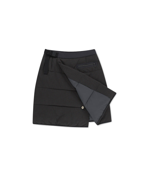 Flannel Insulated Lap Skirt Brown