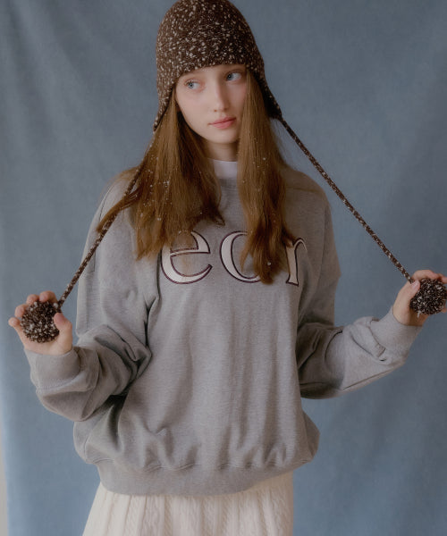 IOR Applique Patch Sweatshirt (Melange Gray)
