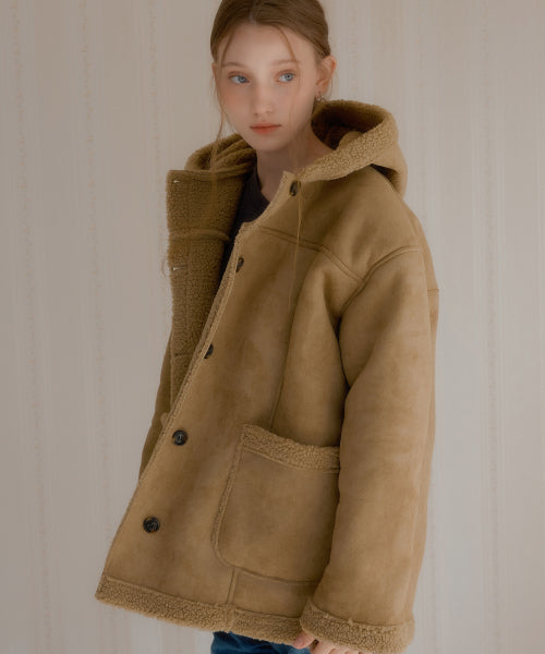 Bailey Hood Mustang Coat (Brown)