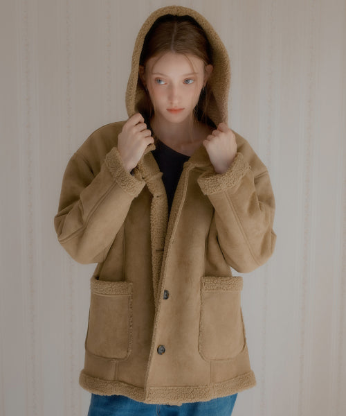 Bailey Hood Mustang Coat (Brown)