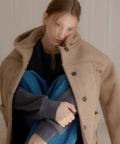 Bailey Hood Mustang Coat (Brown)