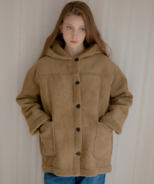 Bailey Hood Mustang Coat (Brown)